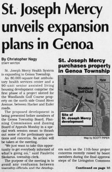 Woodlands Golf Course - March 1999 St Joseph Buys B